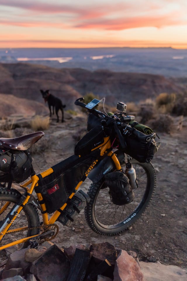 biking